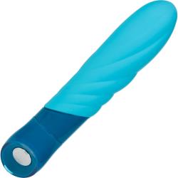 Jopen Key Vela Premium Silicone Vibrator, 8.25 Inch, Blue Jopen Key Vela Premium Silicone Vibrator, 8.25 Inch, Blue