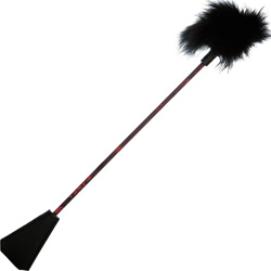 CalExotics Scandal Feather Crop, 21 Inch, Black CalExotics Scandal Feather Crop, 21 Inch, Black
