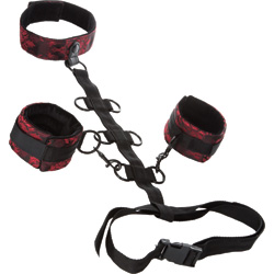 CalExotics Scandal Collar Body Restraint, Black/Red CalExotics Scandal Collar Body Restraint, Black/Red