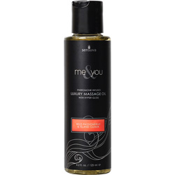 Sensuva Me & You Luxury Massage Oil, 4.2 fl.oz (125 mL), Wild Passionfruit Island Guava Sensuva Me & You Luxury Massage Oil, 4.2 fl.oz (125 mL), Wild Passionfruit Island Guava