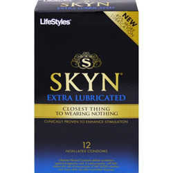 LifeStyles SKYN Extra Lubricated Condoms, 12 Pack LifeStyles SKYN Extra Lubricated Condoms, 12 Pack