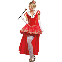 Dreamgirl the Royals Sexy French Queen Costume, Large, Red Dreamgirl the Royals Sexy French Queen Costume, Large, Red