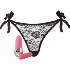 Sensuelle Pleasure Panty with 15 Function Wireless Remote Bullet Vibe, Pink Sensuelle Pleasure Panty with 15 Function Wireless Remote Bullet Vibe, Pink