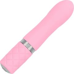 Pillow Talk Flirty Luxury Rechargeable Mini Massager, 4.3 Inch, Pink Pillow Talk Flirty Luxury Rechargeable Mini Massager, 4.3 Inch, Pink