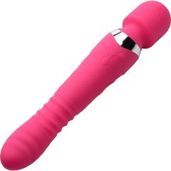 Inmi Ultra Thrust Her Thrusting and Vibrating Wand, Pink Inmi Ultra Thrust Her Thrusting and Vibrating Wand, Pink