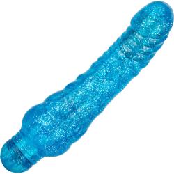 Sparkle Glitter Jack Vibrator, 6.75 Inch, Kool-Aid Blue Sparkle Glitter Jack Vibrator, 6.75 Inch, Kool-Aid Blue