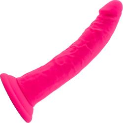 Ruse Jimmy Silicone Dildo with Suction Mount Base, 7 Inch, Pink Ruse Jimmy Silicone Dildo with Suction Mount Base, 7 Inch, Pink