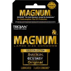 Trojan Magnum Gold Collection Condoms 3 Pack Trojan Magnum Gold Collection Condoms 3 Pack