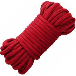 Ouch! Soft Silk Japanese Rope, 33 Feet (10 M), Cherry Red Ouch! Soft Silk Japanese Rope, 33 Feet (10 M), Cherry Red