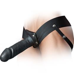 Dr Skin Hollow Strap-On, 7 Inch, Black Dr Skin Hollow Strap-On, 7 Inch, Black