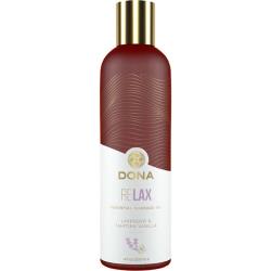DONA Essential Massage Oil - Relax (Lavender & Tahitian Vanilla) 4 fl oz DONA Essential Massage Oil - Relax (Lavender & Tahitian Vanilla) 4 fl oz