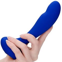 Elegance Finesse G-Spot and Prostate Vibrator, 7 Inch, Royal Blue Elegance Finesse G-Spot and Prostate Vibrator, 7 Inch, Royal Blue