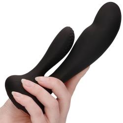 Elegance Flair Rechargeable Dual Vibrator, 7 Inch, Black Elegance Flair Rechargeable Dual Vibrator, 7 Inch, Black