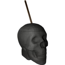 Heads Are Going to Roll Skull Drinking Cup, 22 oz, Black Matte Heads Are Going to Roll Skull Drinking Cup, 22 oz, Black Matte