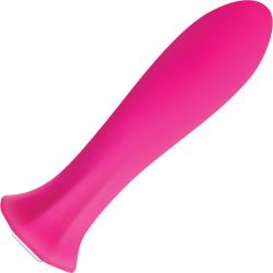 Evolved Queen USB Rechargeable 20 Speeds Silicone Vibrator, 4.5 Inch, Pink Evolved Queen USB Rechargeable 20 Speeds Silicone Vibrator, 4.5 Inch, Pink