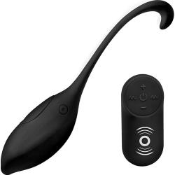 Under Control Silicone Vibrating Egg with Remote Control, 7 Inch, Black Under Control Silicone Vibrating Egg with Remote Control, 7 Inch, Black