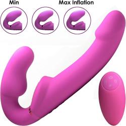 Strap U Ergo-Fit Remote Control Inflatable Strapless Strap-On, 9.5 Inch, Pink Strap U Ergo-Fit Remote Control Inflatable Strapless Strap-On, 9.5 Inch, Pink