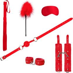 Ouch! Beginners Bondage Kit, Red Ouch! Beginners Bondage Kit, Red