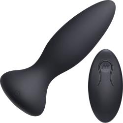 A-Play Vibe Adventurous Rechargeable Silicone Anal Plug with Remote, 5.25 Inch, Black A-Play Vibe Adventurous Rechargeable Silicone Anal Plug with Remote, 5.25 Inch, Black
