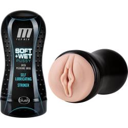 M for Men Soft and Wet Pussy with Pleasure Orbs Self Lubricating Stroker Cup M for Men Soft and Wet Pussy with Pleasure Orbs Self Lubricating Stroker Cup