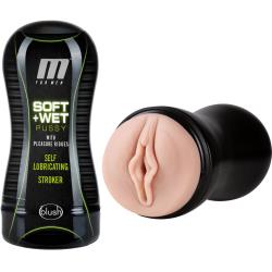M for Men Soft and Wet Pussy with Pleasure Ridges Self Lubricating Stroker Cup M for Men Soft and Wet Pussy with Pleasure Ridges Self Lubricating Stroker Cup