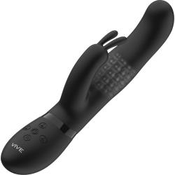 Vive Izara Pulse Rechargeable G-Spot Rabbit Vibrator, 8.6 Inch, Black Vive Izara Pulse Rechargeable G-Spot Rabbit Vibrator, 8.6 Inch, Black