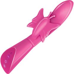 Touch Butterfly Vibrator, 8 Inch, Pink Touch Butterfly Vibrator, 8 Inch, Pink