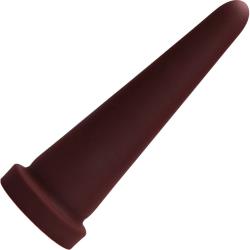 Tantus Cone Firm Silicone Butt Plug, 8 Inch, Oxblood Tantus Cone Firm Silicone Butt Plug, 8 Inch, Oxblood