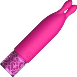 Royal Gems Twinkle Rechargeable Silicone Bullet, 4.5 Inch, Pink Royal Gems Twinkle Rechargeable Silicone Bullet, 4.5 Inch, Pink