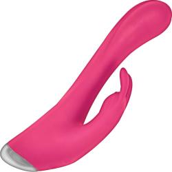 Princess Bunny Tickler Silicone Rabbit Vibrator, 8 Inch, Pink Princess Bunny Tickler Silicone Rabbit Vibrator, 8 Inch, Pink