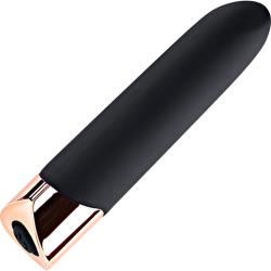 Gender X The Gold Standard Silicone Bullet Vibrator, 4 Inch, Black/Gold Gender X The Gold Standard Silicone Bullet Vibrator, 4 Inch, Black/Gold