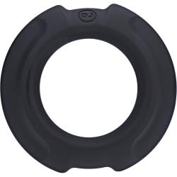 OptiMALE FlexiSteel Silicone Metal Core C-Ring, 1.38 Inch (35 mm), Black OptiMALE FlexiSteel Silicone Metal Core C-Ring, 1.38 Inch (35 mm), Black