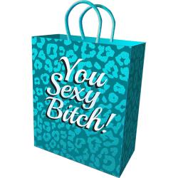 You Sexy Bitch Gift Bag, Teal You Sexy Bitch Gift Bag, Teal