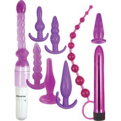 Purple Elite Collection 9 Piece Supreme Anal Play Kit, Purple Purple Elite Collection 9 Piece Supreme Anal Play Kit, Purple