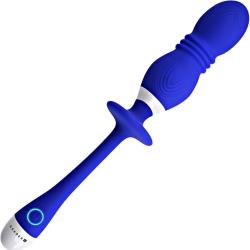 Gender X Play Ball Thrusting Dual Orb Vibrator, 10 Inch, Blue Gender X Play Ball Thrusting Dual Orb Vibrator, 10 Inch, Blue