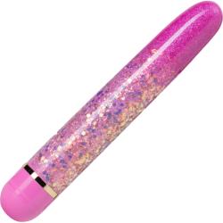 The Collection Celestial Slimline Vibrator, 7 Inch, Pink The Collection Celestial Slimline Vibrator, 7 Inch, Pink