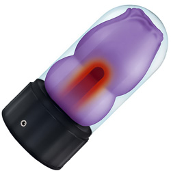 Delite Heated Rose Masturbator, 5 Inch, Purple Delite Heated Rose Masturbator, 5 Inch, Purple
