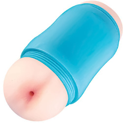 Delite Two Ways Handheld Male Masturbator, Mouth and Ass Delite Two Ways Handheld Male Masturbator, Mouth and Ass