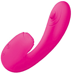 Blaze Suction Thumper Dual Action Personal Vibrator, 6 Inch, Pink Blaze Suction Thumper Dual Action Personal Vibrator, 6 Inch, Pink