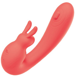 Blaze Suction Thumper Dual Action Personal Vibrator, 6 Inch, Coral Blaze Suction Thumper Dual Action Personal Vibrator, 6 Inch, Coral