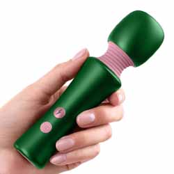 FemmeFunn Bougie Rechargeable Mini Wand Vibrator, 5.6 Inch, Green FemmeFunn Bougie Rechargeable Mini Wand Vibrator, 5.6 Inch, Green