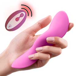 FemmeFunn Unda Rechargeable Panty Vibrator with Remote, 5. Inch, Pink FemmeFunn Unda Rechargeable Panty Vibrator with Remote, 5. Inch, Pink