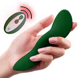 FemmeFunn Unda Rechargeable Panty Vibrator with Remote, 5. Inch, Dark Green FemmeFunn Unda Rechargeable Panty Vibrator with Remote, 5. Inch, Dark Green