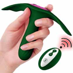FemmeFunn Ossia Wearable Bullet Vibrator with Remote, 5. Inch, Green FemmeFunn Ossia Wearable Bullet Vibrator with Remote, 5. Inch, Green