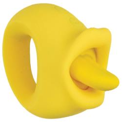 My Secret Vibrating Silicone Tongue Massager, 3.75 Inch, Yellow My Secret Vibrating Silicone Tongue Massager, 3.75 Inch, Yellow