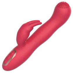 My Secret Erotica Rechargeable Rabbit Vibrator, 8.5 Inch, Red My Secret Erotica Rechargeable Rabbit Vibrator, 8.5 Inch, Red