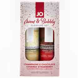 Sweet & Bubbly Flavored Water-Based Lubricant Gift Set, 2 fl.oz (59 mL) each Sweet & Bubbly Flavored Water-Based Lubricant Gift Set, 2 fl.oz (59 mL) each