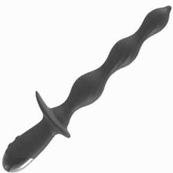 Ass-Sation Deep Dive Contoured Rechargeable Wand, 10 Inch, Black Ass-Sation Deep Dive Contoured Rechargeable Wand, 10 Inch, Black