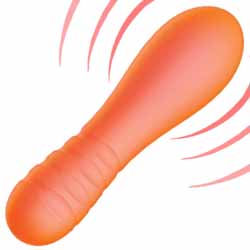 Sorbet Rechargeable Silicone Vibrating Bullet, 4.75 Inch, Orange Gaze Sorbet Rechargeable Silicone Vibrating Bullet, 4.75 Inch, Orange Gaze