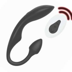 The Beat Rechargeable Flexible Dual Ended Massager with Wireless Remote, Black The Beat Rechargeable Flexible Dual Ended Massager with Wireless Remote, Black